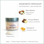 Organic Shimmering Body Butter 2 oz – Travel Size-1