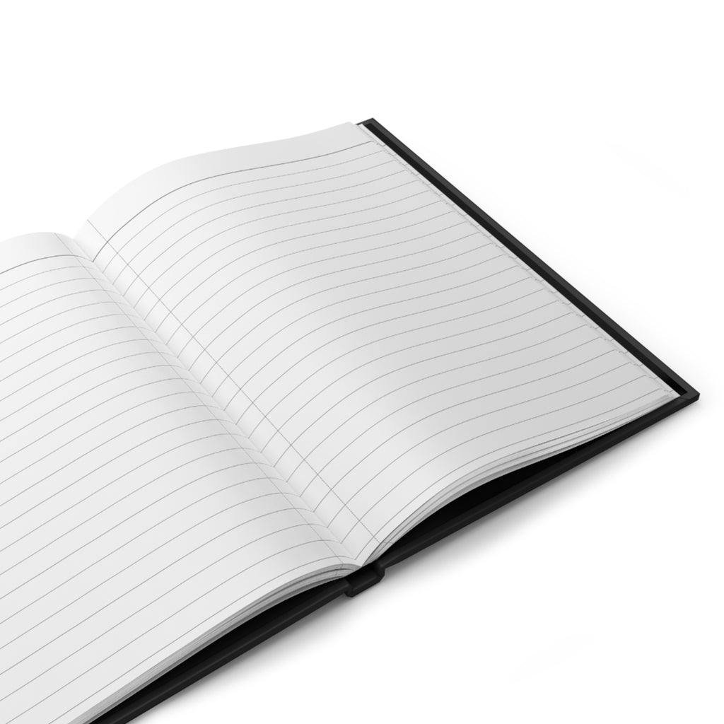 Beautiful U Hardcover Journal — Matte Black Inspirational Notebook