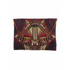 Tribal Embroidered Clutch Pompom Bag- Thailand