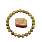Yellow Tiger Eye Natural Stone Crystal Bead Bracelet