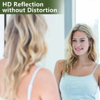 MELOMOIR Oversized Floor Mirror, Freestanding, Large Full Body Mirror for Bedroom, Living Room & Gym - Black Mirror with Tempered Glass