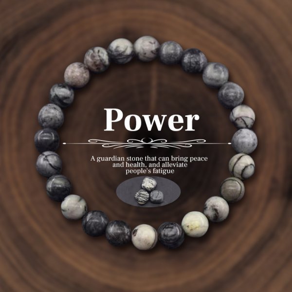 Yellow Tiger Eye Natural Stone Crystal Bead Bracelet