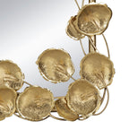 Full Length Mirror with Gold Leaf Accents