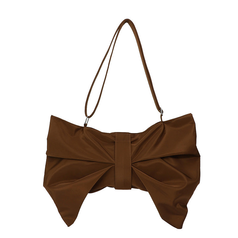 Chic Oversized Bow Clutch Bag With A Large Capacity