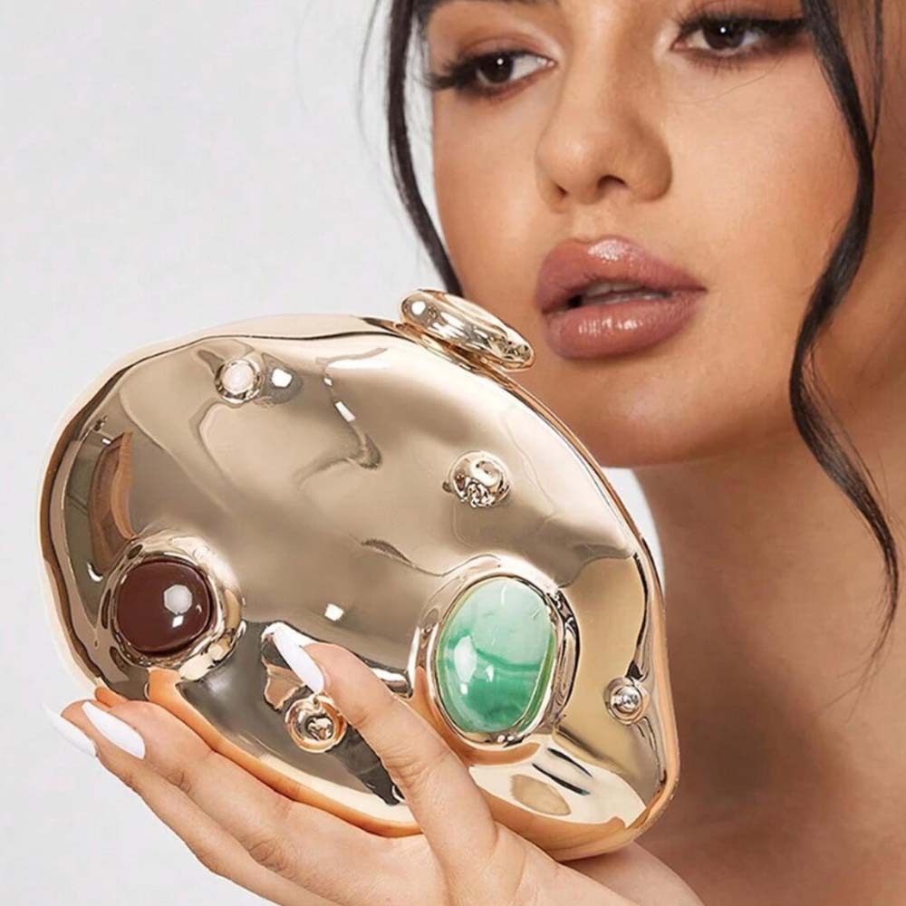 Stylish Personalized Evening Bag For Dinner Parties And Events