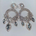 Pattern Exaggerated Earrings Female European And American Fashion High Sense