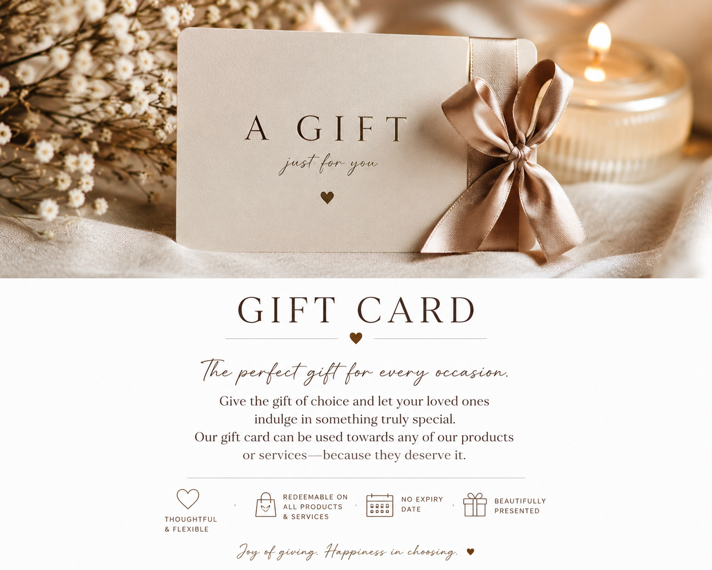 BEAUTIFUL U LUX E-GIFTCARD