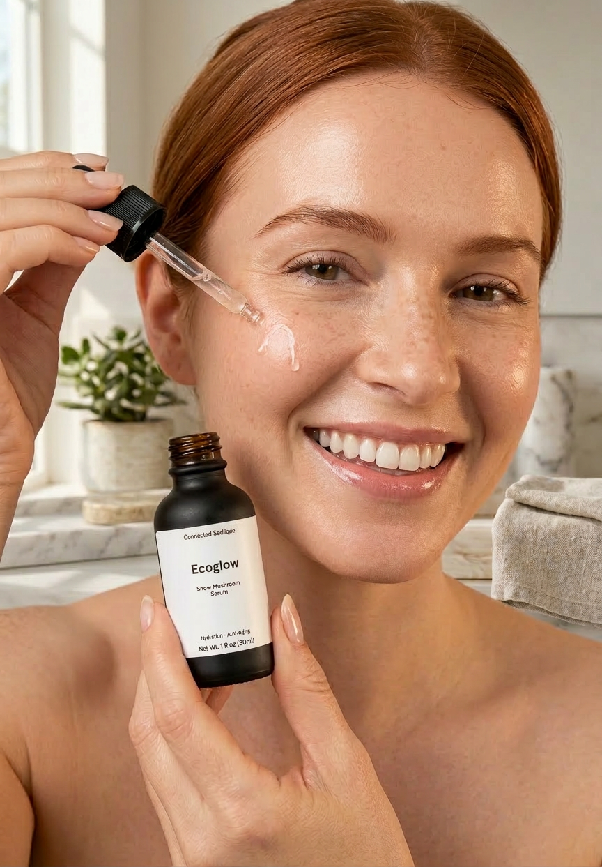 Eco Glow Facial Serum – Hyaluronic Acid, Anti-Aging & Hydrating