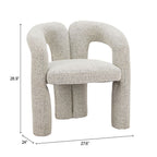Buis Textured Fabric Dining Chair
