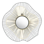 Comet Iron Franm Round Wall Mirror