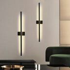 DecorBites™ Linear Metal Tubes LED Wall Light Gold for Modern Living Room & Bathroom Mirrors