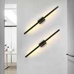 DecorBites™ Linear Metal Tubes LED Wall Light Gold for Modern Living Room & Bathroom Mirrors