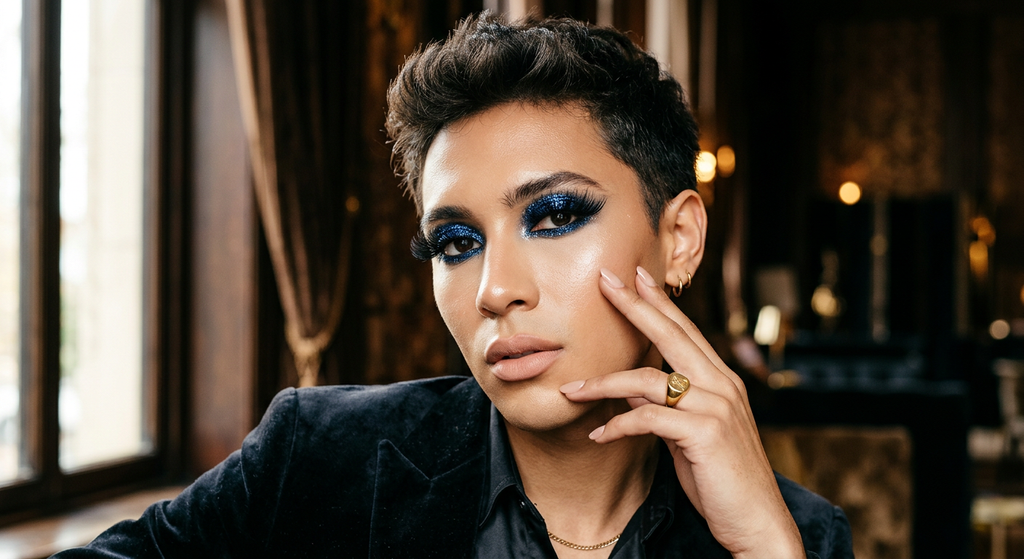 Alchemy Blue Glitter Eyeshadow – Sparkling Statement Shade
