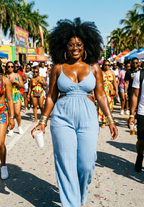 Cut-Out Wide Leg Jumpsuit