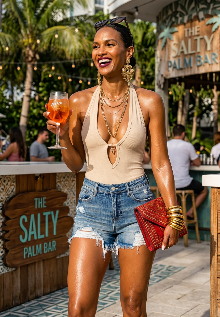Cutout Ribbed Tank Top