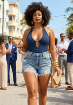 Cutout Ribbed Tank Top