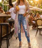 Full Size Distressed Skinny Jeans Plus Size