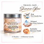 Organic Shimmering Body Butter 2 oz – Travel Size-0