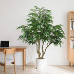7FT Artificial Willow Tree Indoor Faux Greenery Plant
