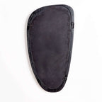 Mid-Century Modern Asymmetrical Black Wood Mirror
