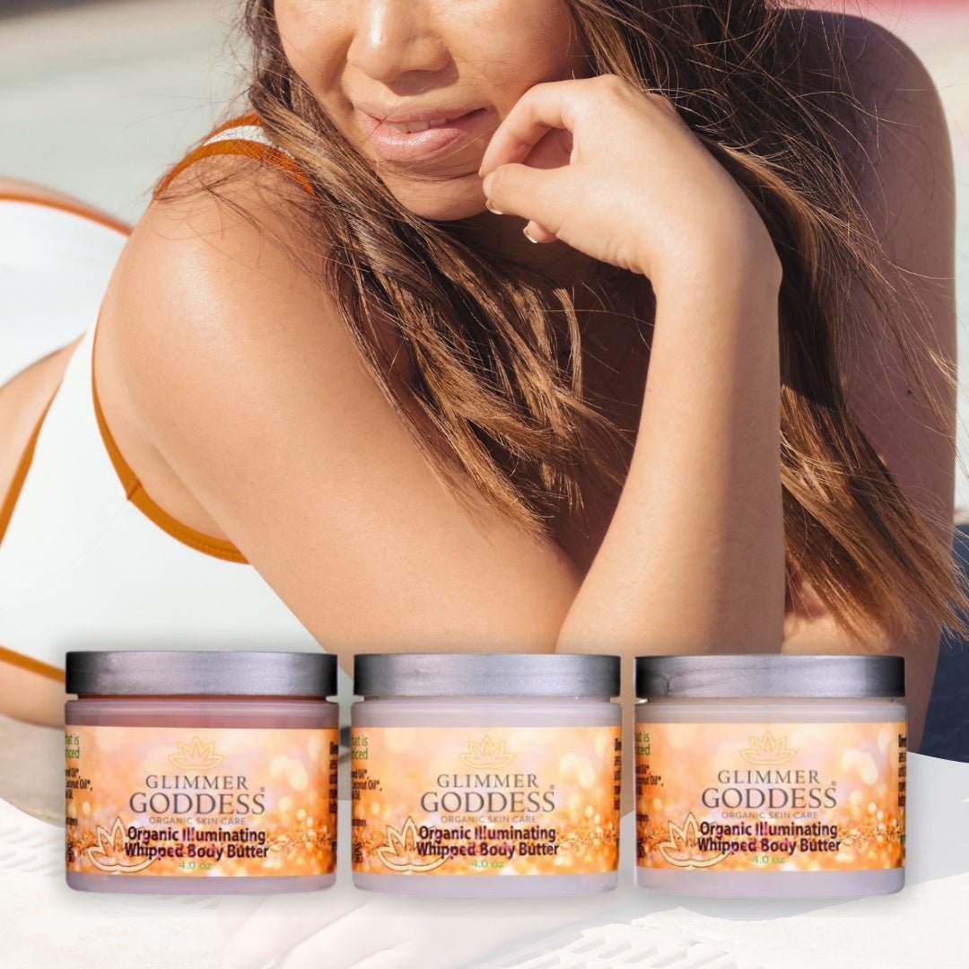 Organic Whipped Bronzing Body Butter – Shimmering Body Moisturizer with Instant Bronze Glow-2